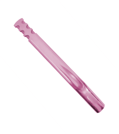 bomba de tereré de aço inox com tela v6 / 6f anodizada, pink